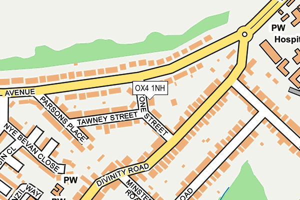 OX4 1NH map - OS OpenMap – Local (Ordnance Survey) OX4 1NH map - OS OpenMap – Local (Ordnance Survey)