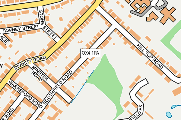 OX4 1PA map - OS OpenMap – Local (Ordnance Survey) OX4 1PA map - OS OpenMap – Local (Ordnance Survey)