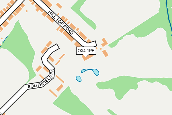 OX4 1PF map - OS OpenMap – Local (Ordnance Survey) OX4 1PF map - OS OpenMap – Local (Ordnance Survey)