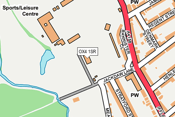 OX4 1SR map - OS OpenMap – Local (Ordnance Survey) OX4 1SR map - OS OpenMap – Local (Ordnance Survey)