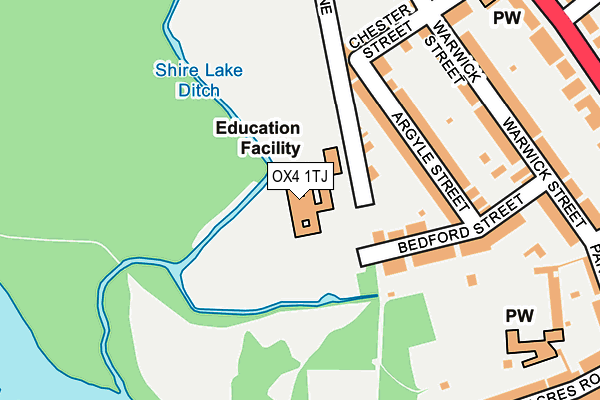 OX4 1TJ map - OS OpenMap – Local (Ordnance Survey) OX4 1TJ map - OS OpenMap – Local (Ordnance Survey)