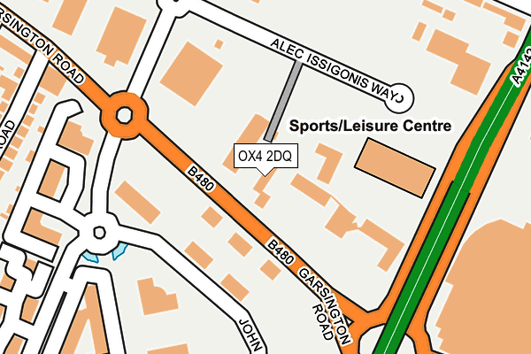 OX4 2DQ map - OS OpenMap – Local (Ordnance Survey) OX4 2DQ map - OS OpenMap – Local (Ordnance Survey)