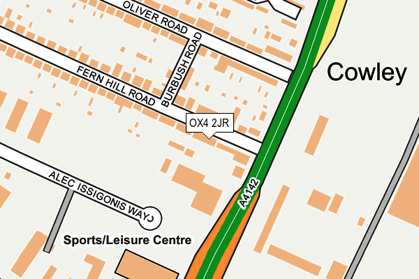 OX4 2JR map - OS OpenMap – Local (Ordnance Survey) OX4 2JR map - OS OpenMap – Local (Ordnance Survey)