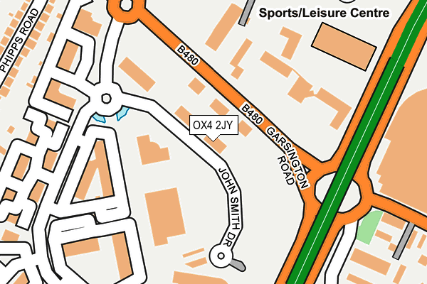 OX4 2JY map - OS OpenMap – Local (Ordnance Survey) OX4 2JY map - OS OpenMap – Local (Ordnance Survey)