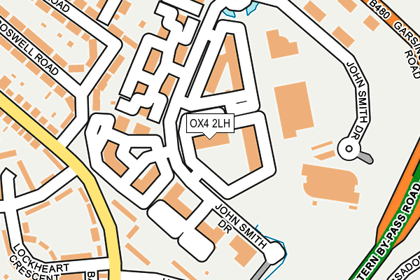 OX4 2LH map - OS OpenMap – Local (Ordnance Survey) OX4 2LH map - OS OpenMap – Local (Ordnance Survey)
