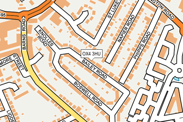 OX4 3HU map - OS OpenMap – Local (Ordnance Survey) OX4 3HU map - OS OpenMap – Local (Ordnance Survey)