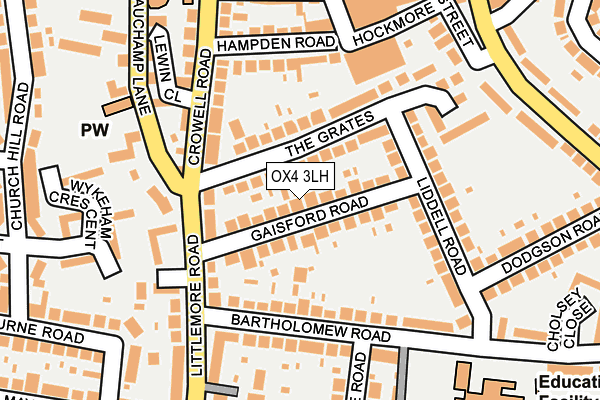 OX4 3LH map - OS OpenMap – Local (Ordnance Survey) OX4 3LH map - OS OpenMap – Local (Ordnance Survey)