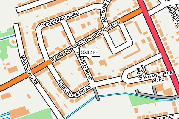 OX4 4BH map - OS OpenMap – Local (Ordnance Survey) OX4 4BH map - OS OpenMap – Local (Ordnance Survey)