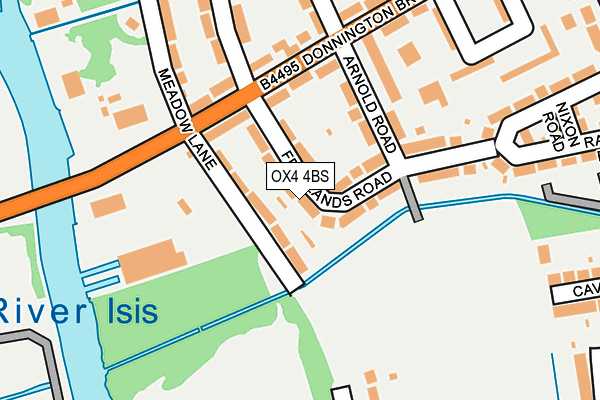 OX4 4BS map - OS OpenMap – Local (Ordnance Survey) OX4 4BS map - OS OpenMap – Local (Ordnance Survey)
