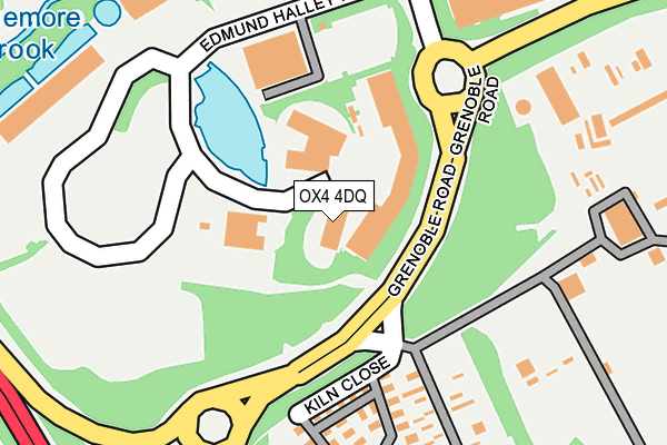 OX4 4DQ map - OS OpenMap – Local (Ordnance Survey)