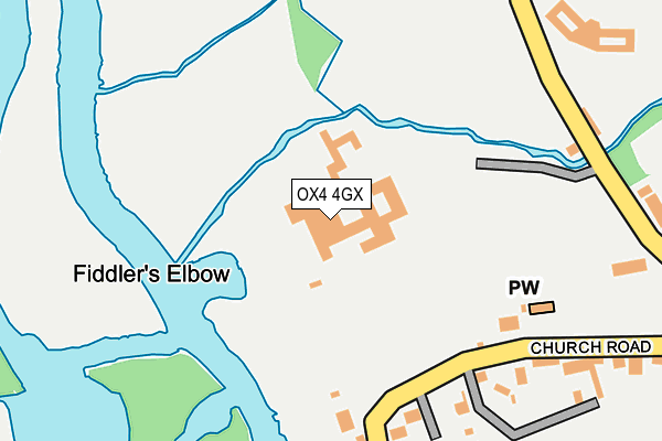 OX4 4GX map - OS OpenMap – Local (Ordnance Survey) OX4 4GX map - OS OpenMap – Local (Ordnance Survey)
