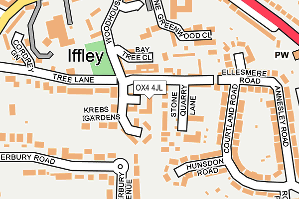 OX4 4JL map - OS OpenMap – Local (Ordnance Survey) OX4 4JL map - OS OpenMap – Local (Ordnance Survey)