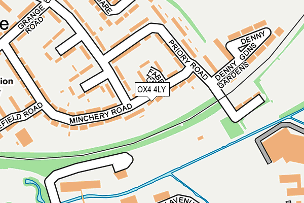 OX4 4LY map - OS OpenMap – Local (Ordnance Survey) OX4 4LY map - OS OpenMap – Local (Ordnance Survey)