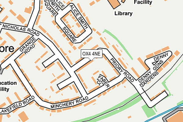 OX4 4NE map - OS OpenMap – Local (Ordnance Survey) OX4 4NE map - OS OpenMap – Local (Ordnance Survey)