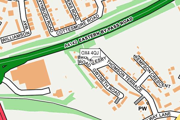 OX4 4QJ map - OS OpenMap – Local (Ordnance Survey) OX4 4QJ map - OS OpenMap – Local (Ordnance Survey)