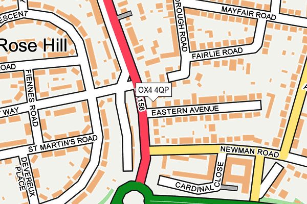 OX4 4QP map - OS OpenMap – Local (Ordnance Survey) OX4 4QP map - OS OpenMap – Local (Ordnance Survey)