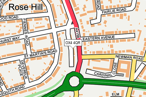 OX4 4QR map - OS OpenMap – Local (Ordnance Survey) OX4 4QR map - OS OpenMap – Local (Ordnance Survey)