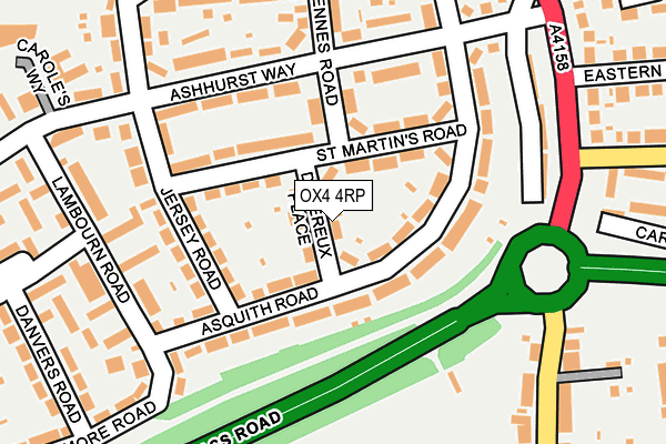 OX4 4RP map - OS OpenMap – Local (Ordnance Survey) OX4 4RP map - OS OpenMap – Local (Ordnance Survey)