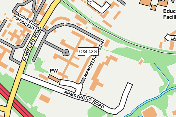 OX4 4XG map - OS OpenMap – Local (Ordnance Survey) OX4 4XG map - OS OpenMap – Local (Ordnance Survey)