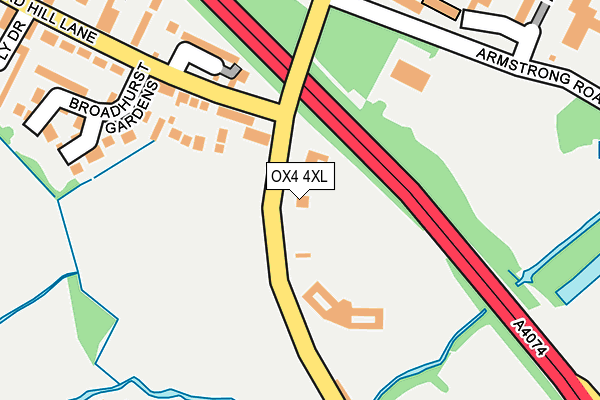 OX4 4XL map - OS OpenMap – Local (Ordnance Survey) OX4 4XL map - OS OpenMap – Local (Ordnance Survey)