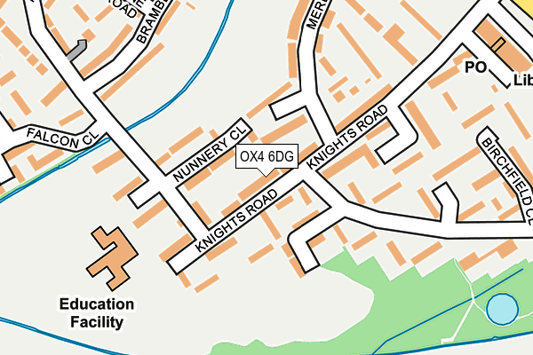 OX4 6DG map - OS OpenMap – Local (Ordnance Survey)
