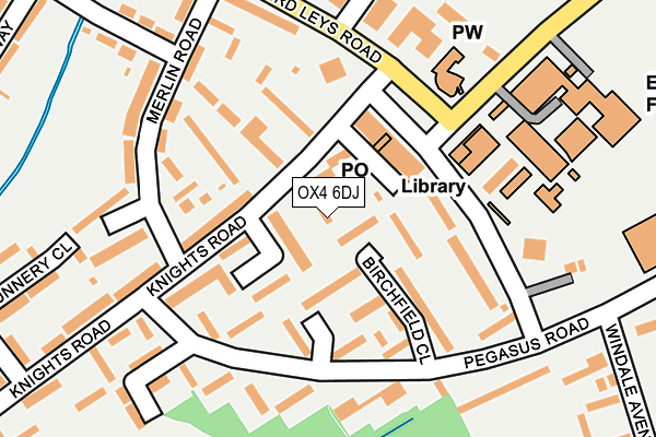OX4 6DJ map - OS OpenMap – Local (Ordnance Survey) OX4 6DJ map - OS OpenMap – Local (Ordnance Survey)