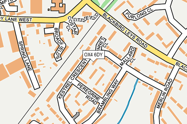 OX4 6DY map - OS OpenMap – Local (Ordnance Survey) OX4 6DY map - OS OpenMap – Local (Ordnance Survey)