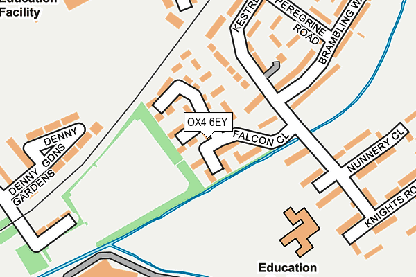 OX4 6EY map - OS OpenMap – Local (Ordnance Survey)