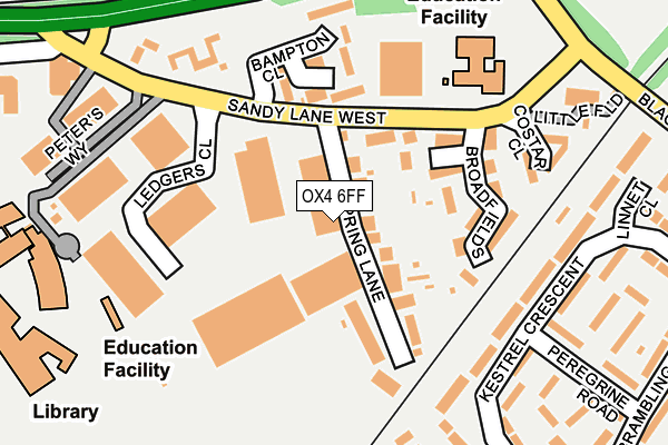 OX4 6FF map - OS OpenMap – Local (Ordnance Survey)