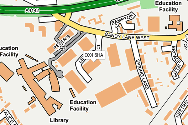 OX4 6HA map - OS OpenMap – Local (Ordnance Survey) OX4 6HA map - OS OpenMap – Local (Ordnance Survey)
