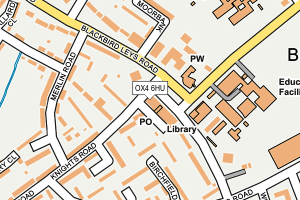 OX4 6HU map - OS OpenMap – Local (Ordnance Survey) OX4 6HU map - OS OpenMap – Local (Ordnance Survey)