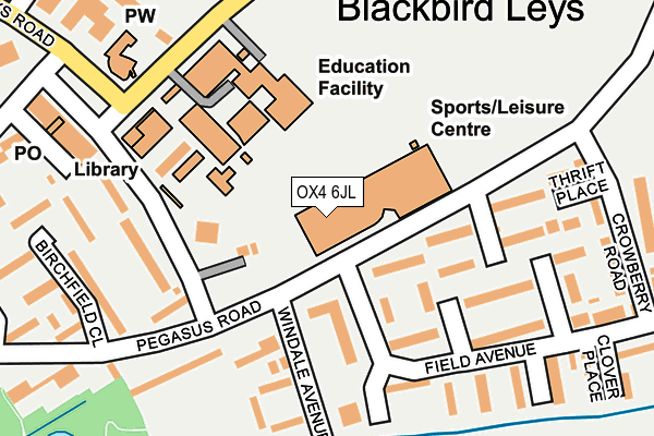 OX4 6JL map - OS OpenMap – Local (Ordnance Survey) OX4 6JL map - OS OpenMap – Local (Ordnance Survey)
