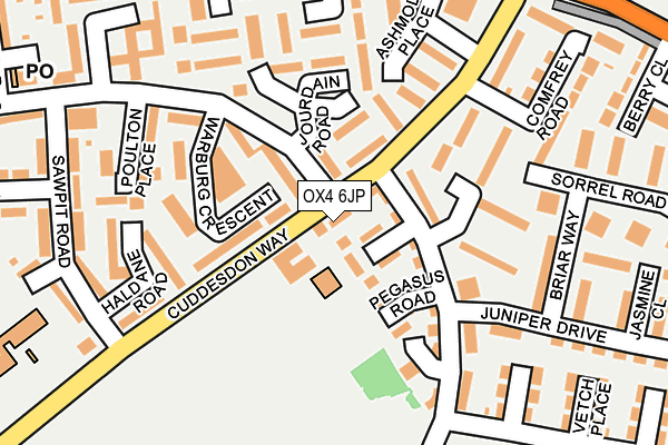 OX4 6JP map - OS OpenMap – Local (Ordnance Survey) OX4 6JP map - OS OpenMap – Local (Ordnance Survey)