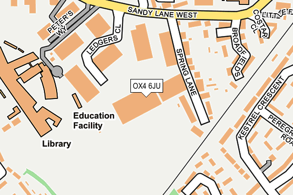OX4 6JU map - OS OpenMap – Local (Ordnance Survey) OX4 6JU map - OS OpenMap – Local (Ordnance Survey)