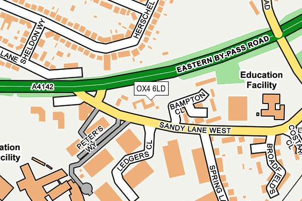 OX4 6LD map - OS OpenMap – Local (Ordnance Survey) OX4 6LD map - OS OpenMap – Local (Ordnance Survey)