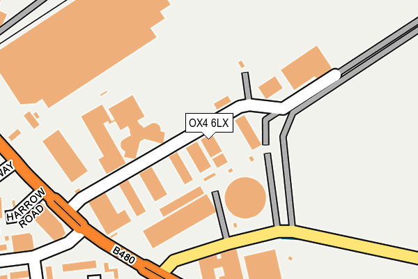 OX4 6LX map - OS OpenMap – Local (Ordnance Survey) OX4 6LX map - OS OpenMap – Local (Ordnance Survey)