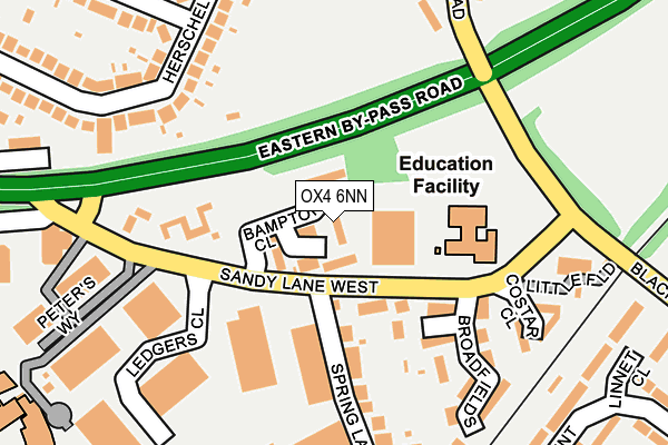 OX4 6NN map - OS OpenMap – Local (Ordnance Survey) OX4 6NN map - OS OpenMap – Local (Ordnance Survey)