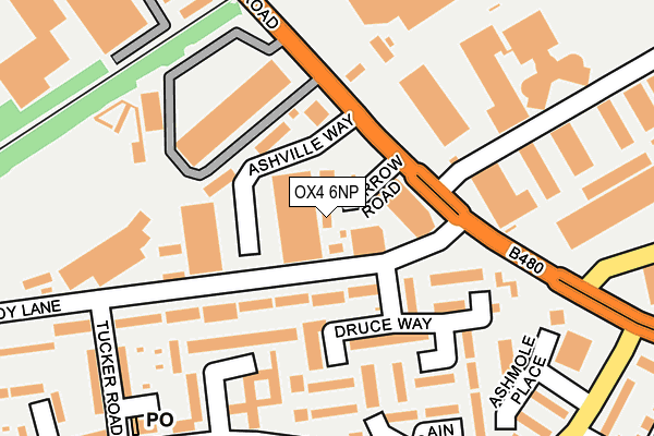 OX4 6NP map - OS OpenMap – Local (Ordnance Survey) OX4 6NP map - OS OpenMap – Local (Ordnance Survey)