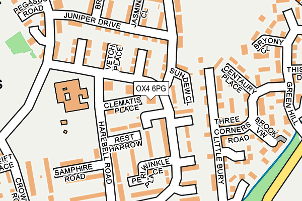 OX4 6PG map - OS OpenMap – Local (Ordnance Survey) OX4 6PG map - OS OpenMap – Local (Ordnance Survey)