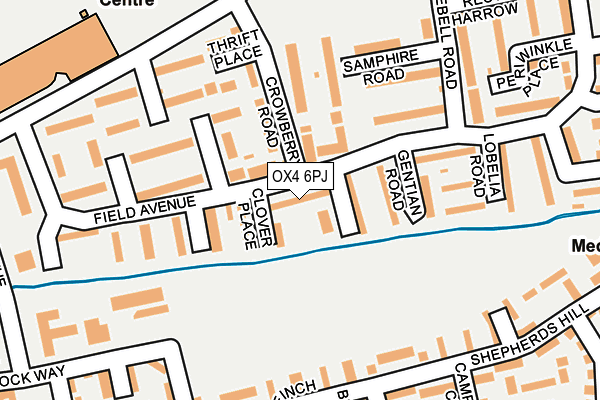 OX4 6PJ map - OS OpenMap – Local (Ordnance Survey) OX4 6PJ map - OS OpenMap – Local (Ordnance Survey)