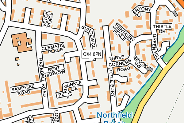 OX4 6PN map - OS OpenMap – Local (Ordnance Survey) OX4 6PN map - OS OpenMap – Local (Ordnance Survey)