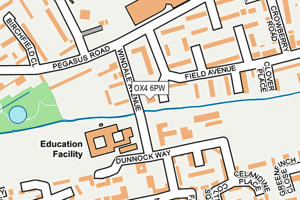 OX4 6PW map - OS OpenMap – Local (Ordnance Survey) OX4 6PW map - OS OpenMap – Local (Ordnance Survey)