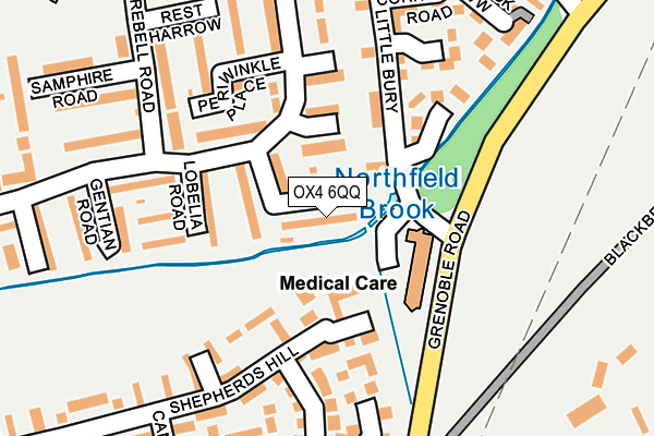 OX4 6QQ map - OS OpenMap – Local (Ordnance Survey) OX4 6QQ map - OS OpenMap – Local (Ordnance Survey)