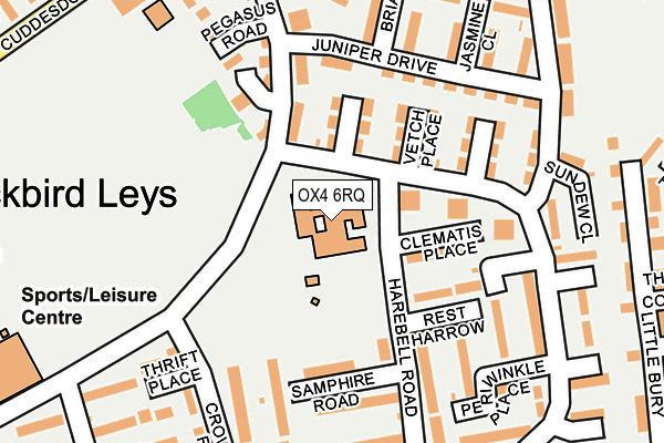 OX4 6RQ map - OS OpenMap – Local (Ordnance Survey) OX4 6RQ map - OS OpenMap – Local (Ordnance Survey)