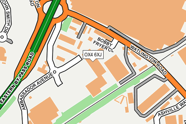 OX4 6XJ map - OS OpenMap – Local (Ordnance Survey) OX4 6XJ map - OS OpenMap – Local (Ordnance Survey)