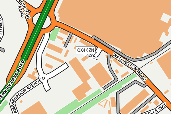 OX4 6ZN map - OS OpenMap – Local (Ordnance Survey) OX4 6ZN map - OS OpenMap – Local (Ordnance Survey)