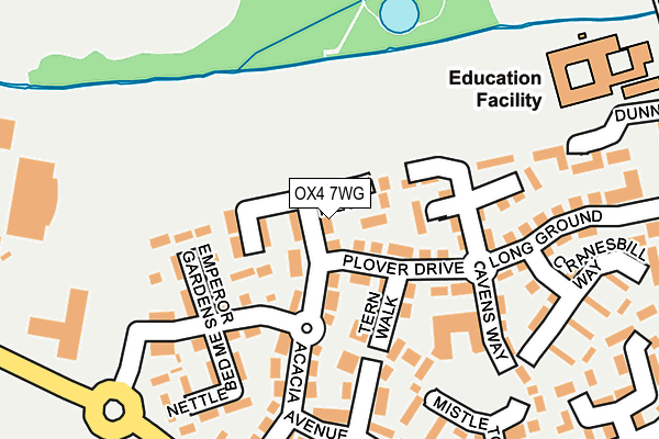 OX4 7WG map - OS OpenMap – Local (Ordnance Survey) OX4 7WG map - OS OpenMap – Local (Ordnance Survey)