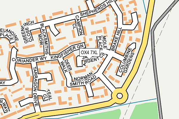 OX4 7XL map - OS OpenMap – Local (Ordnance Survey) OX4 7XL map - OS OpenMap – Local (Ordnance Survey)