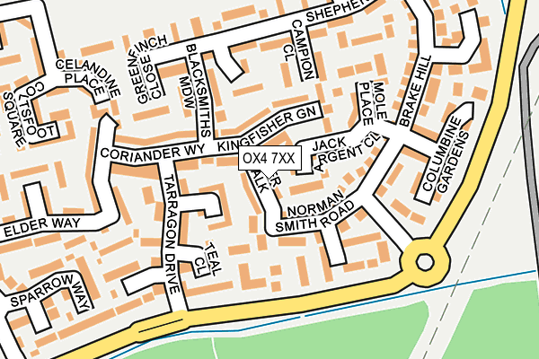 OX4 7XX map - OS OpenMap – Local (Ordnance Survey) OX4 7XX map - OS OpenMap – Local (Ordnance Survey)