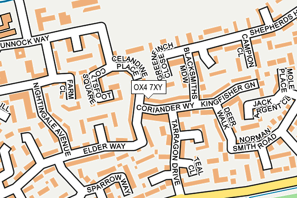 OX4 7XY map - OS OpenMap – Local (Ordnance Survey) OX4 7XY map - OS OpenMap – Local (Ordnance Survey)